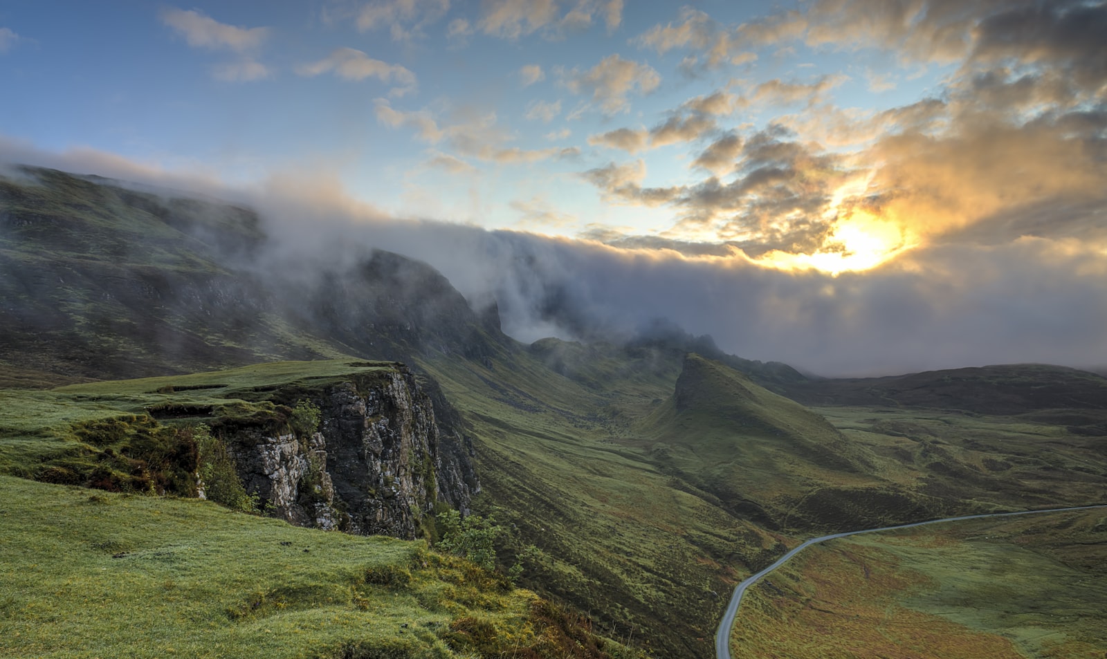 Mist over a northern forest valley, placeholder image
